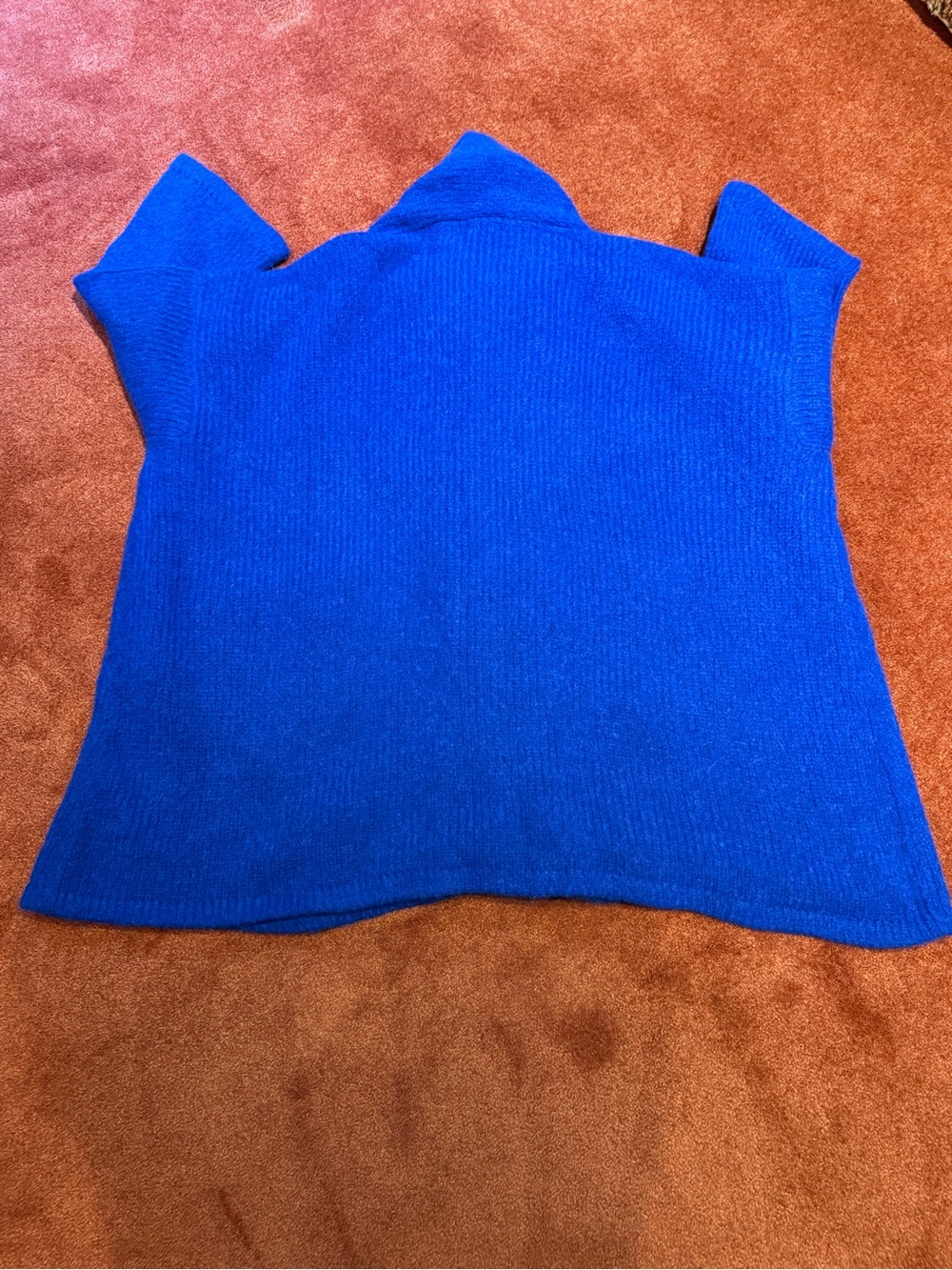 Atelier Delphine Haori Coat in Blue Supreme Alpaca - Picture 7 of 7